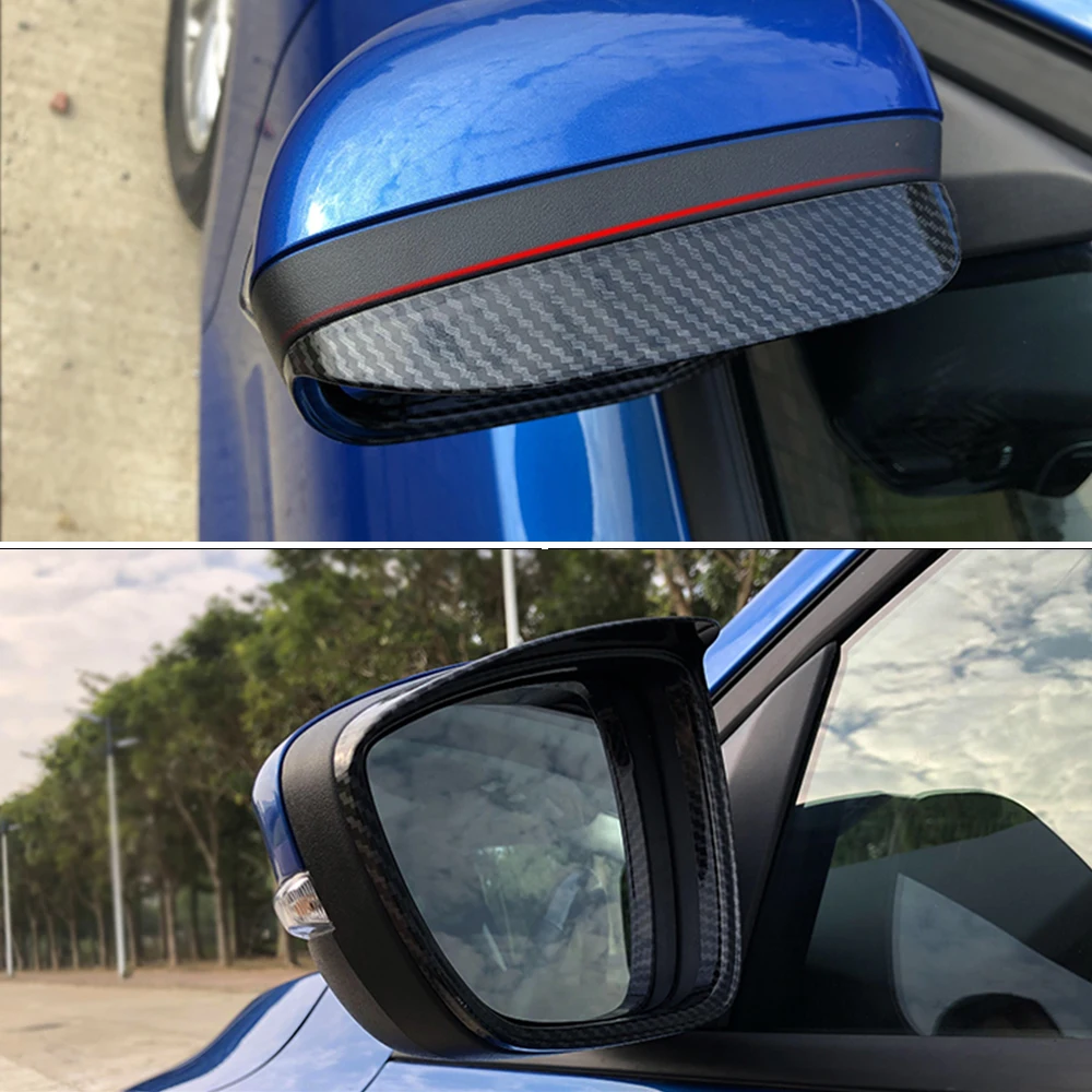 Для Ford Focus 4 MK4 2019 автомобильные аксессуары 2 шт. углеродное волокно ABS
