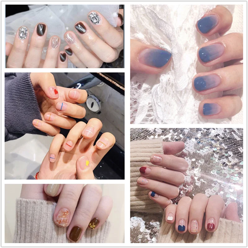 

Finger DIY Nail Sticker 3D Nail Sticker Fashion Toenails Art False Nails Acrylic