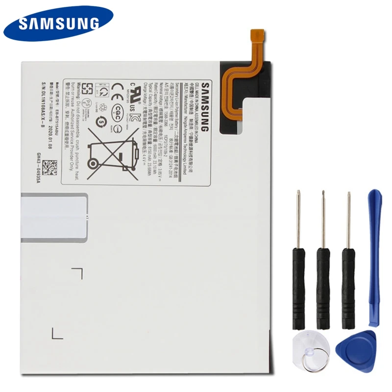 

Original Replacement Tablet Battery EB-BT515ABU For Samsung Galaxy Tab A T510 Authenic Rechargeable Battery 6150mAh