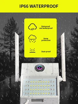 

INQMEGA 1080P HD Wall Lamp Outdoor WiFi IP Camera Wireless Waterproof Human Body Induction Courtyard Camera Cloud Storage