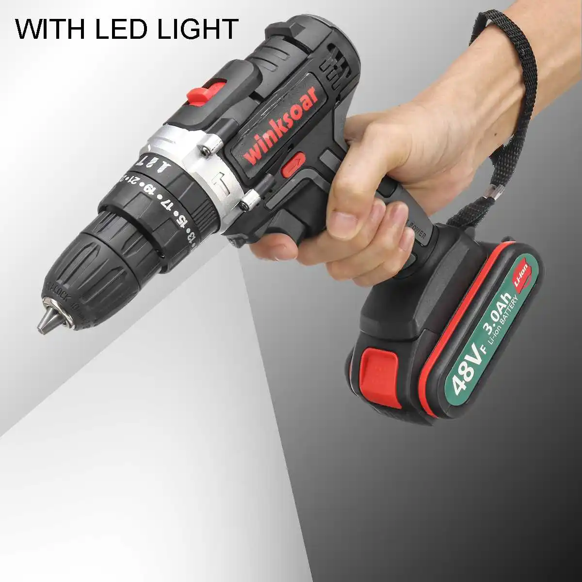 Cordless Drill Powerful Screwdriver Mini Wireless