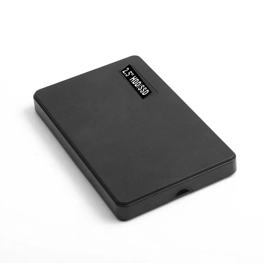 2,5 дюймовый внешний корпус для жесткого диска USB3.0 SATA жесткий диск черный чехол для ноутбука ПК Ультратонкий металлический