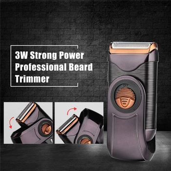 

Mini Portable Electric Shaver Razor Men Single Blade Reciprocating Cordless Beard Shaving Machine Rechargeable Pop-up Trimmer 46