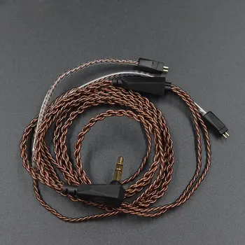 

Earphone Wire Twisted Upgrade Cable 2 Pin Cable High-purity Oxygen-free Copper Bag for KZ ZS10/ZST/ES3/ES4/ ZS6/ZSA/ED16 ONLENY