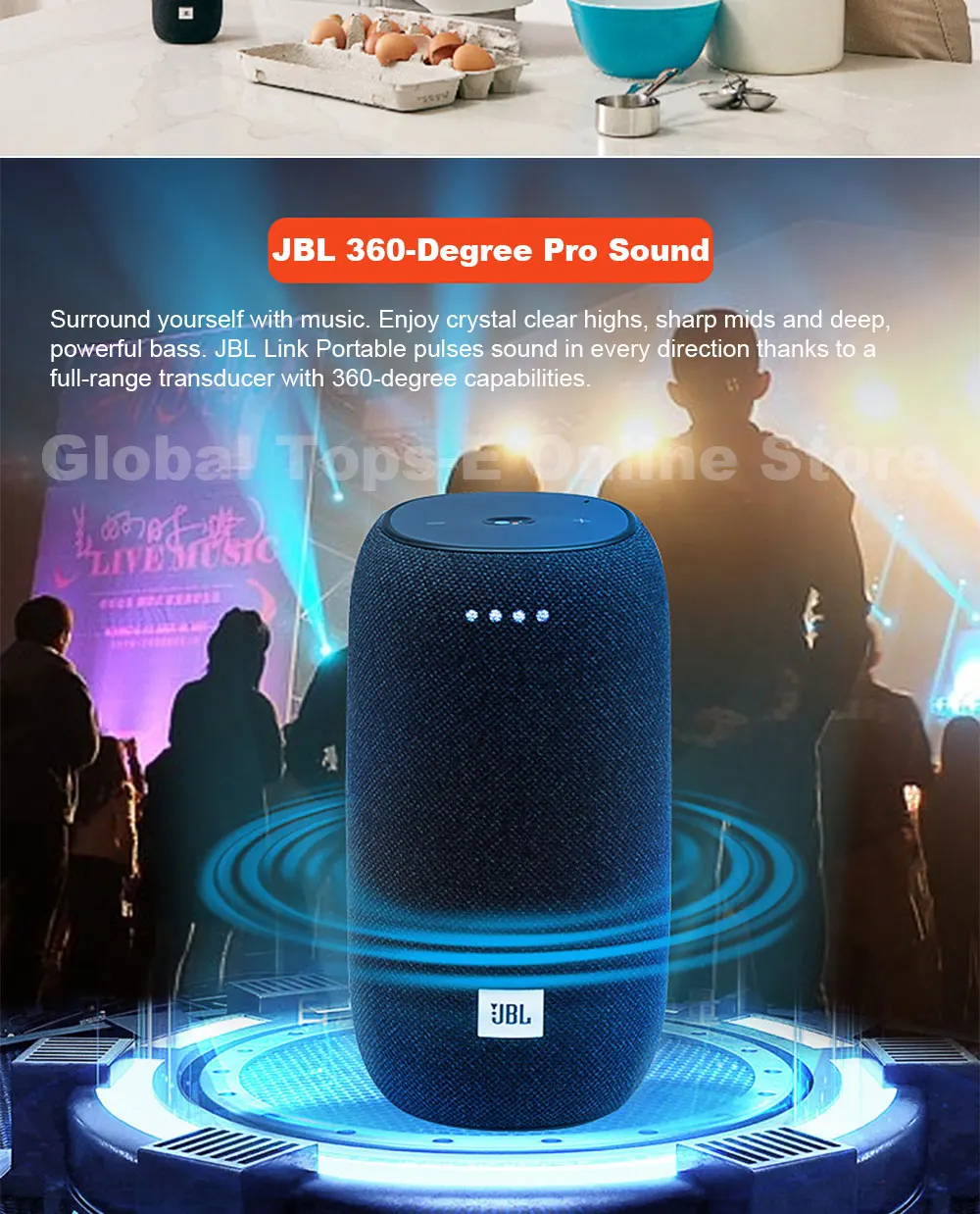 Jbl Link Portable Wireless Bluetooth 