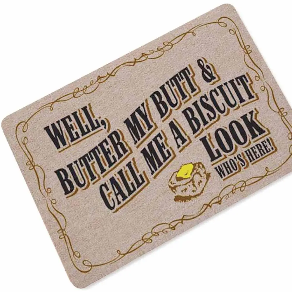 

Welcome Doormat Entrance Door Mat Funny Word Printed Anti-Slip Floor Mat Rugs Custom Front Door Mat Carpet