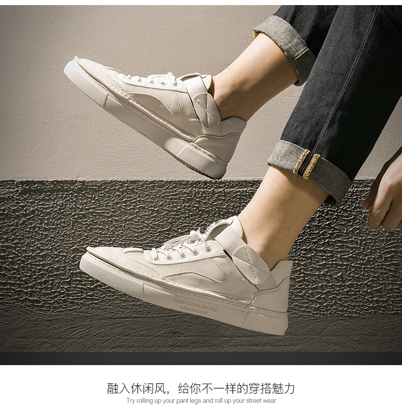 New Men Shoes Comfortable Flat Shoes Easy Lacing Breathable Shoes Mesh Walking Shoes