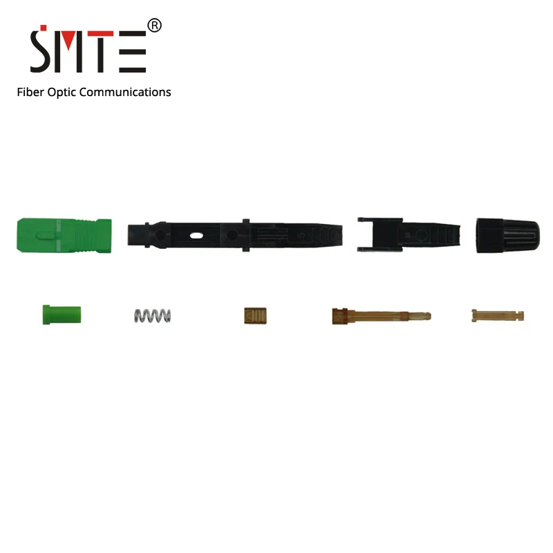 100 шт./партия Splicer SC APC одиночный режим 60 мм APCNPFG 8802-TLC/3 XF-5000-0322-3 быстрый разъем SC/APC 0.2dB SM волоконно-оптический