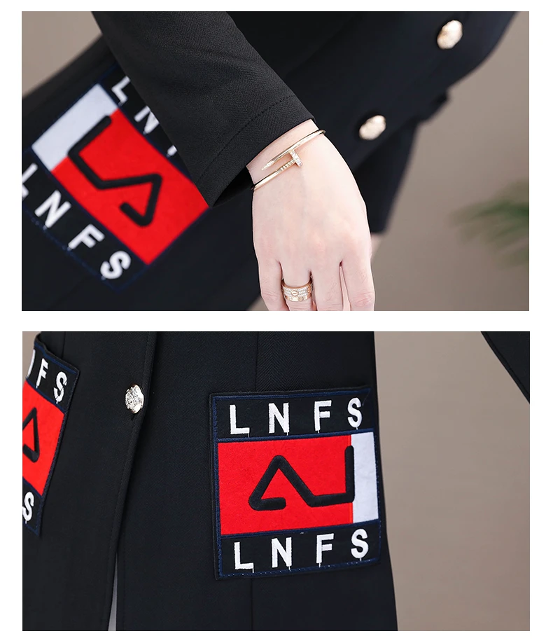 discounted  New Autumn Winter Womens Coats And Jackets Female Single Button Casual Suit Coat Ladies Solid Forma