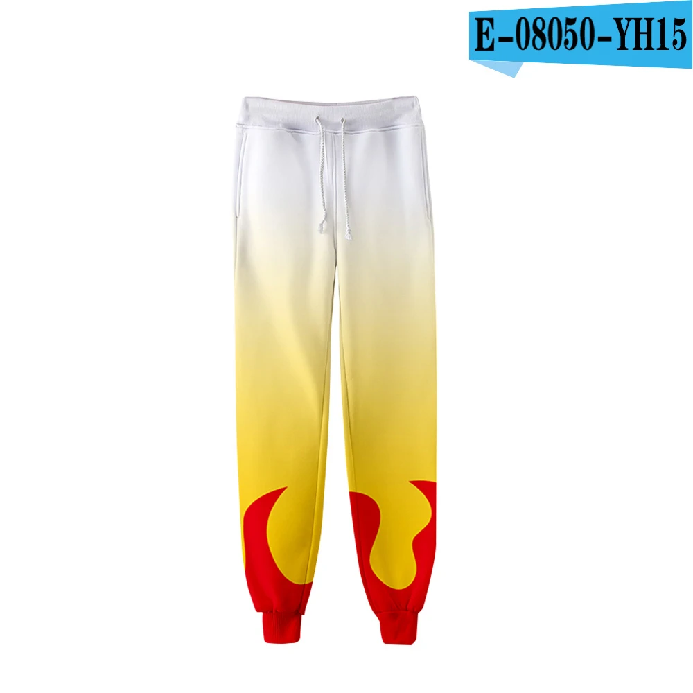 3D pants Модные мужские штаны с 3D принтом «Призрак клинок», новые удобные повседневные белые брюки в стиле хип-хоп с 3D принтом для мальчиков и девочек - Цвет: 3D pants