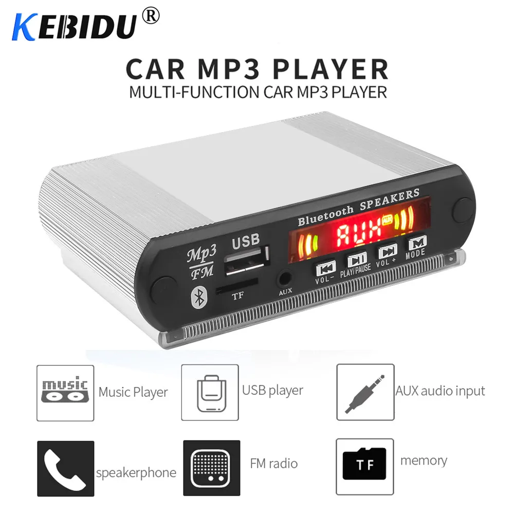 

MP3 Player Decoder Board Wireless Bluetooth MP3 WMA Car Accessory with Recording Multi-Function Support USB/SD/FM Audio Module