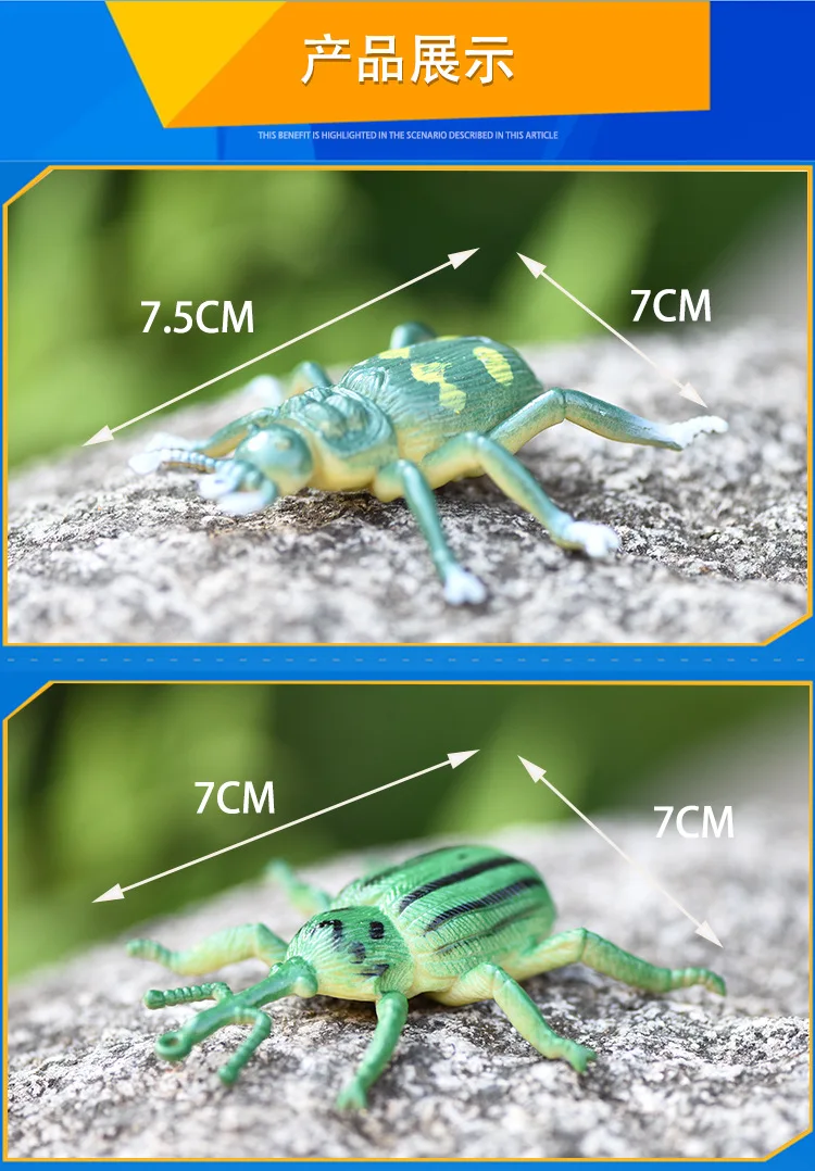 New Style Model Insect Model Toy Wild Insect Beetle Firefly Spider Model Trick Toys