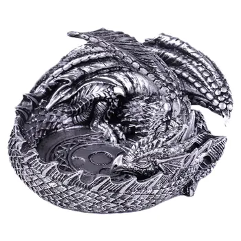 

Ash Container Dragon Design Ashtray Retro Household Ashtray for Home Office