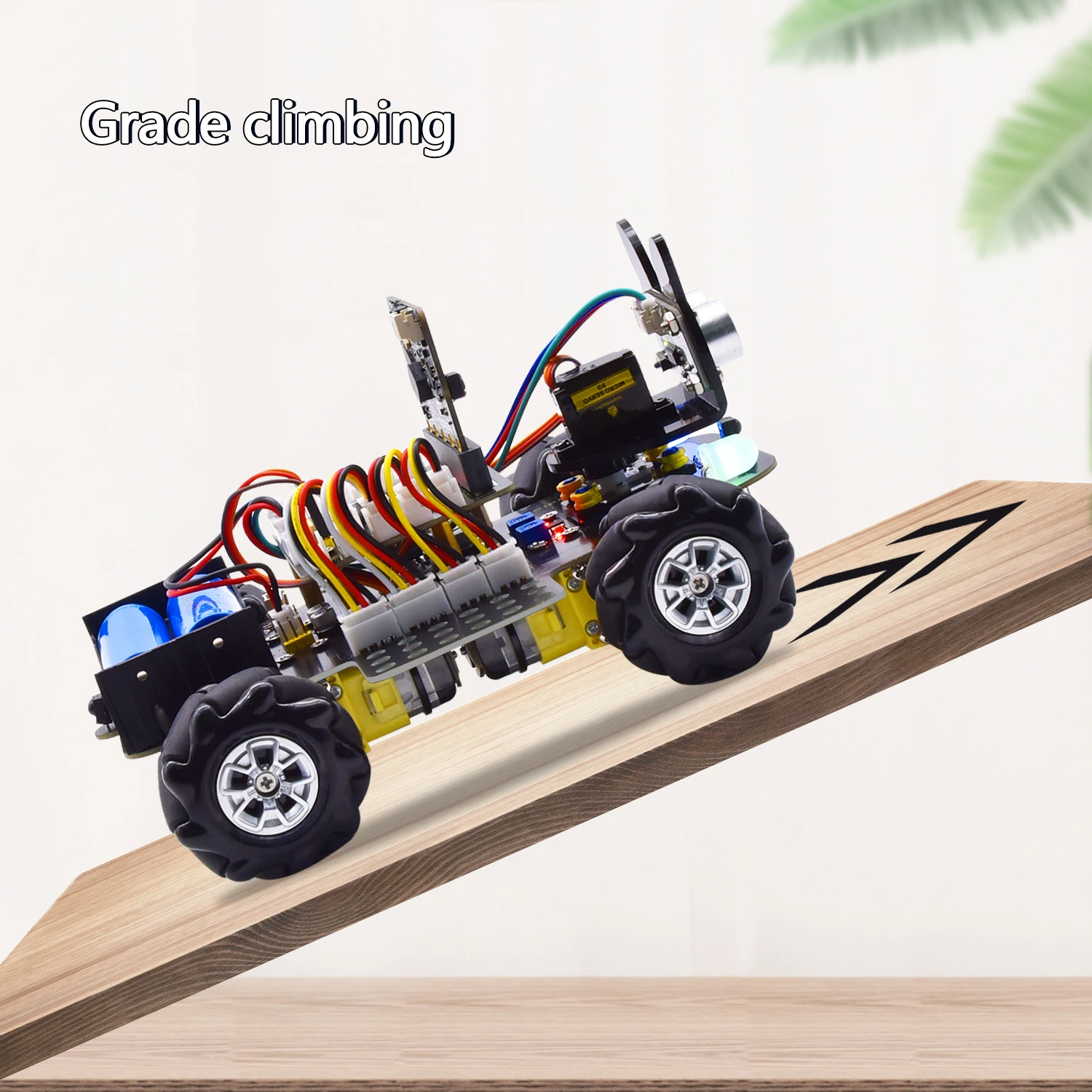 Keyestudio Mecanum Wheel Robot Micro:bit Robot Car Diy Electronic Kit Support APP Control and Make Code program