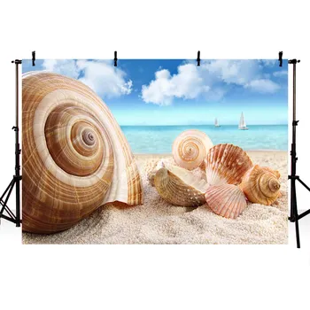 

TAIBO Vinyl Background Photography Beach and Ocean Background Seascape Photo Studio Backdrop Photocall