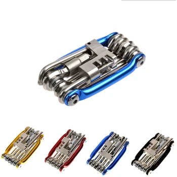 

Bike Bicycle Tools Repairing Set Bike Repair Tool Kit Wrench Screwdriver Chain Carbon steel bicycle Multifunction Tool Chain Cut