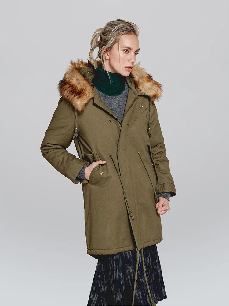 Зимнее пальто для беременных с капюшоном из овечьей шерсти и кашемира, длинное женское хлопковое пальто, пуховая куртка для беременных женщин