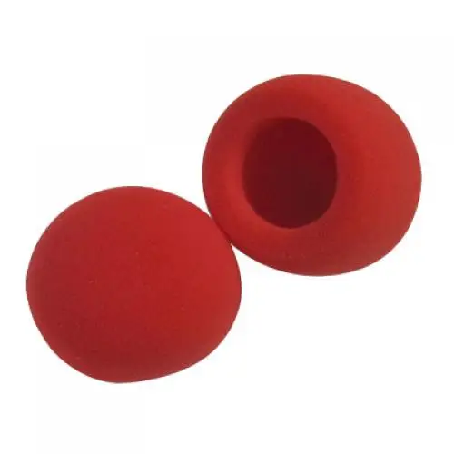 2pcs Red Microphone Grill Foam Cover Mic WindShield Protector