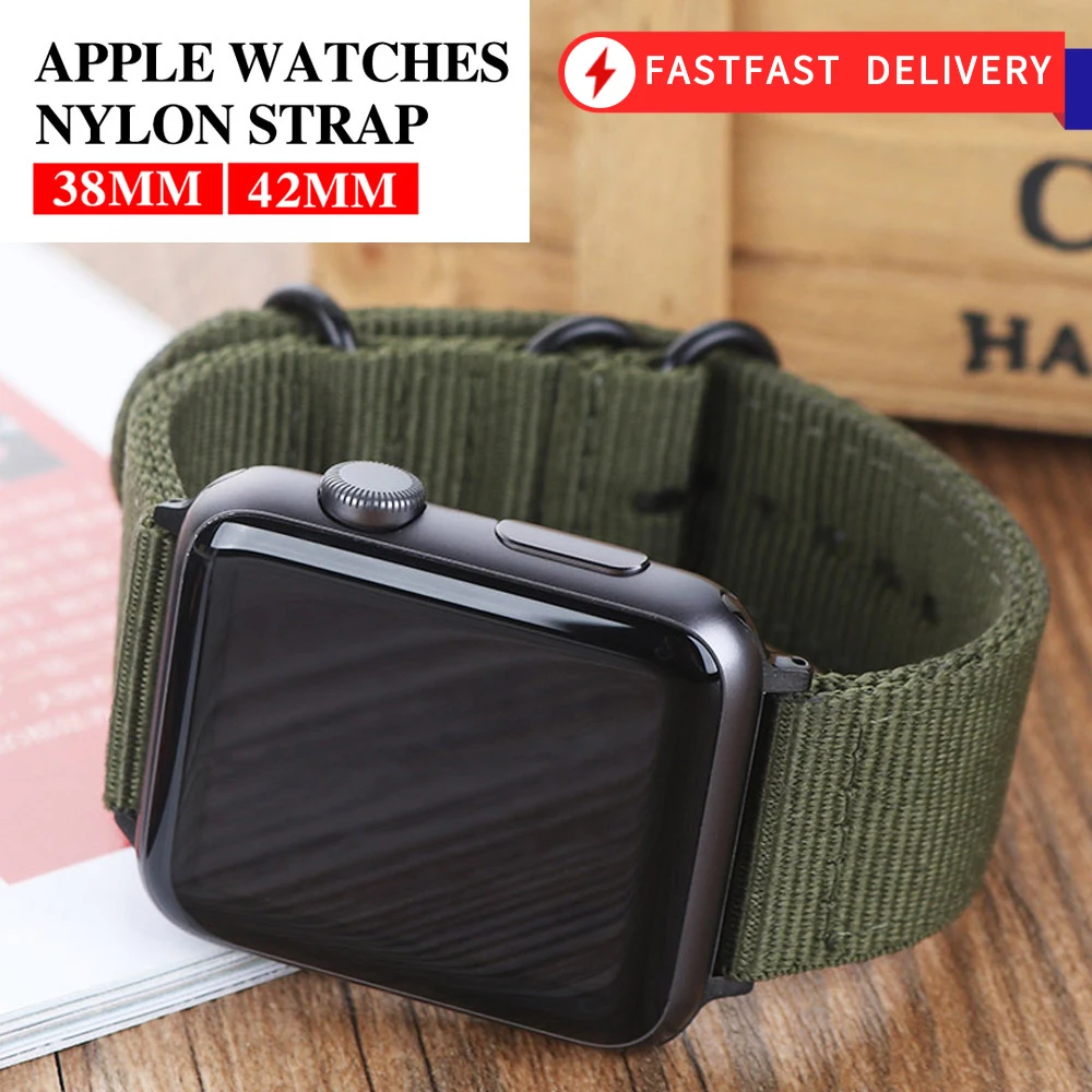 Лидер продаж от XIYUZHIYI нейлоновый ремешок для наручных часов Apple Watch версии 3 2 1