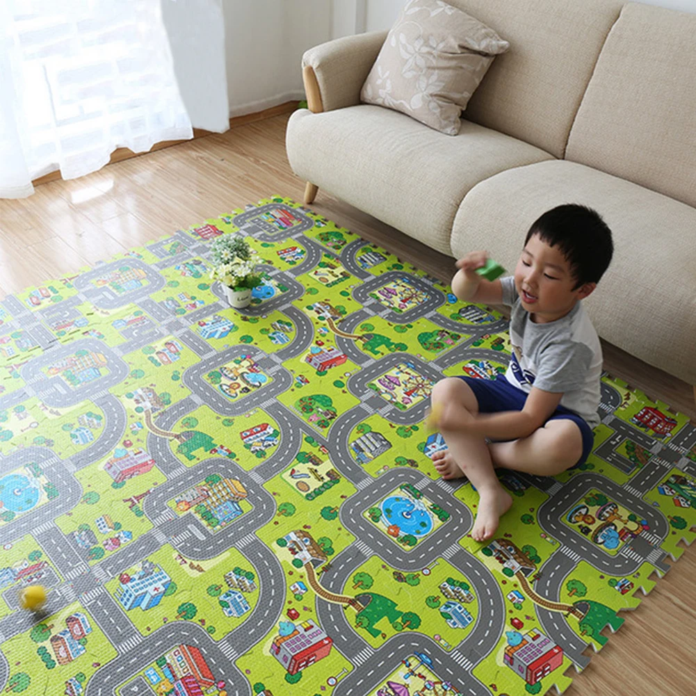 Детские ползающие пены головоломки игровой коврик коврики складные детские игрушки для ковров и напольной плитки для детей