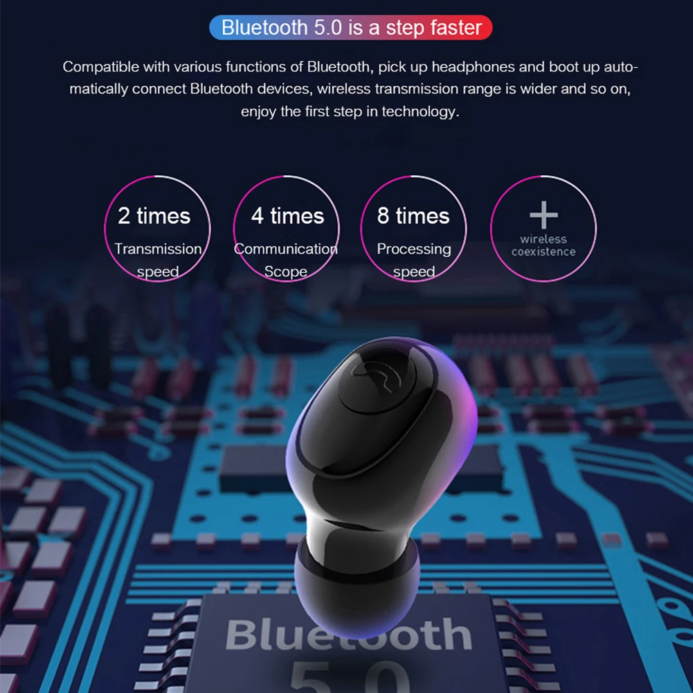 G6S TWS 5,0, Bluetooth наушники, беспроводные наушники, отпечаток пальца, сенсорная Спортивная Бас-гарнитура с микрофоном, стерео, для бега, спорта