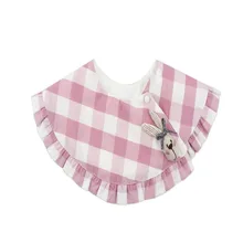 Детские вещи на 360 градусов, хлопковые детские нагрудники с кружевом, нагрудники для девочек, накладные детские нагрудники с воротником, милые нагрудники для новорожденных, Baberos