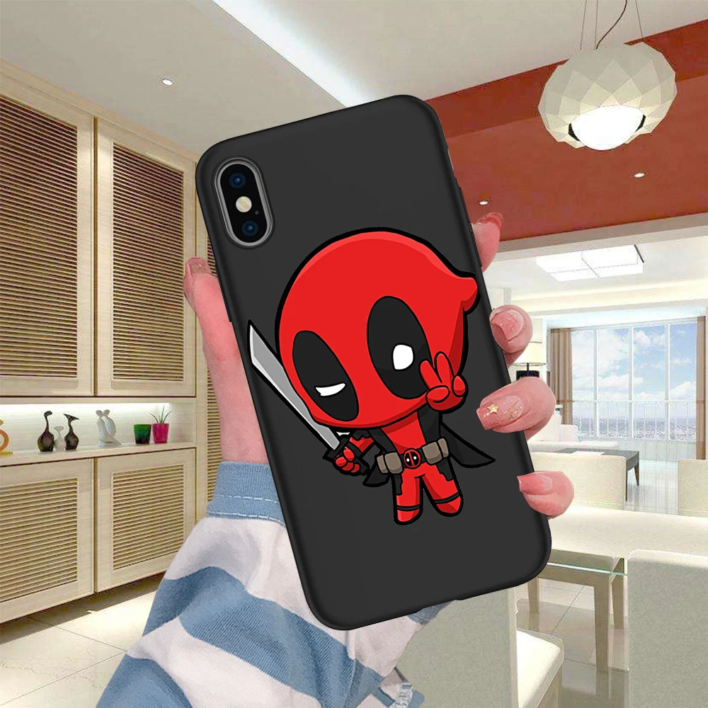 H0409 Дэдпул Бэтмен Марвел Мстители для iPhone X XR XS 11 Pro Max 5 5S SE 6 6S 7 8 Plus Oneplus 5T Pro 6T чехол для телефона чехол - Цвет: H0409