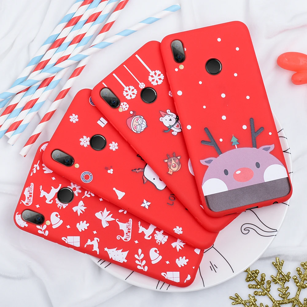 Чехол для телефона с рождественским рисунком Xiaomi Redmi Note 8 Pro 9 7 чехол из ТПУ Для Mi SE S