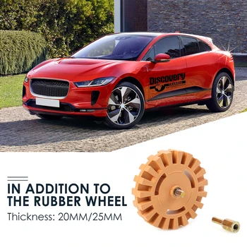 

4in Decal Eraser Wheel Remover Removal Tool for Adhesive Vinyl Sticker Graphics Enduring Car Durable Parts Components