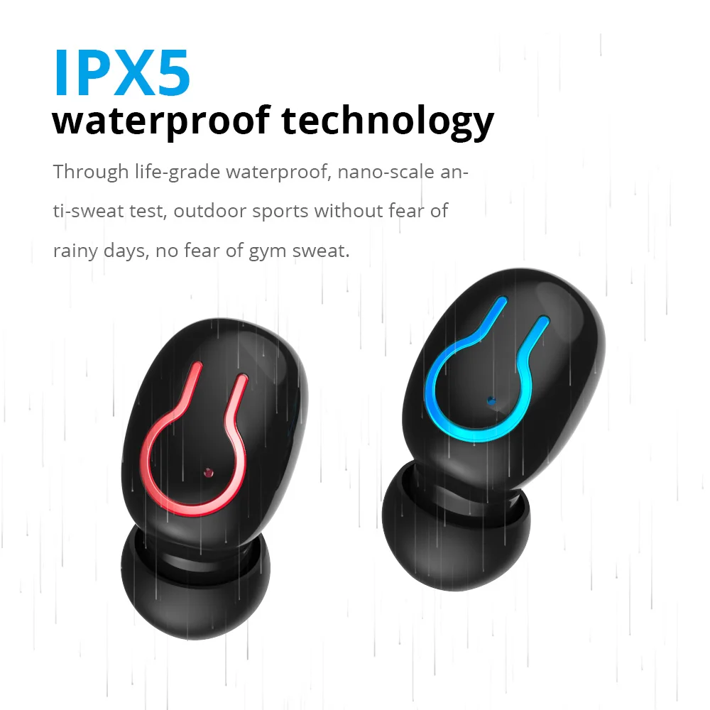 Q67 мини-наушник bluetooth TWS 5,0 беспроводные наушники 3D стерео с двойным микрофоном спортивные водонепроницаемые наушники Авто сопряжение гарнитура