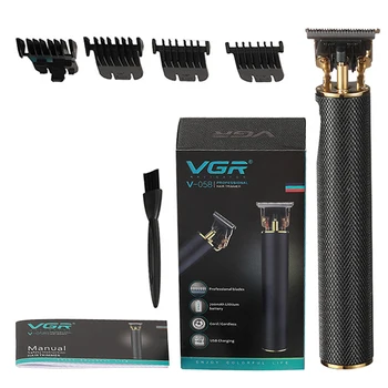 

Electric Hair Clipper USB Rechargeable Hair Trimmer with Cleaning Brush Guides Trimming Tool Men T-Blade Shaving Hair Trimmers