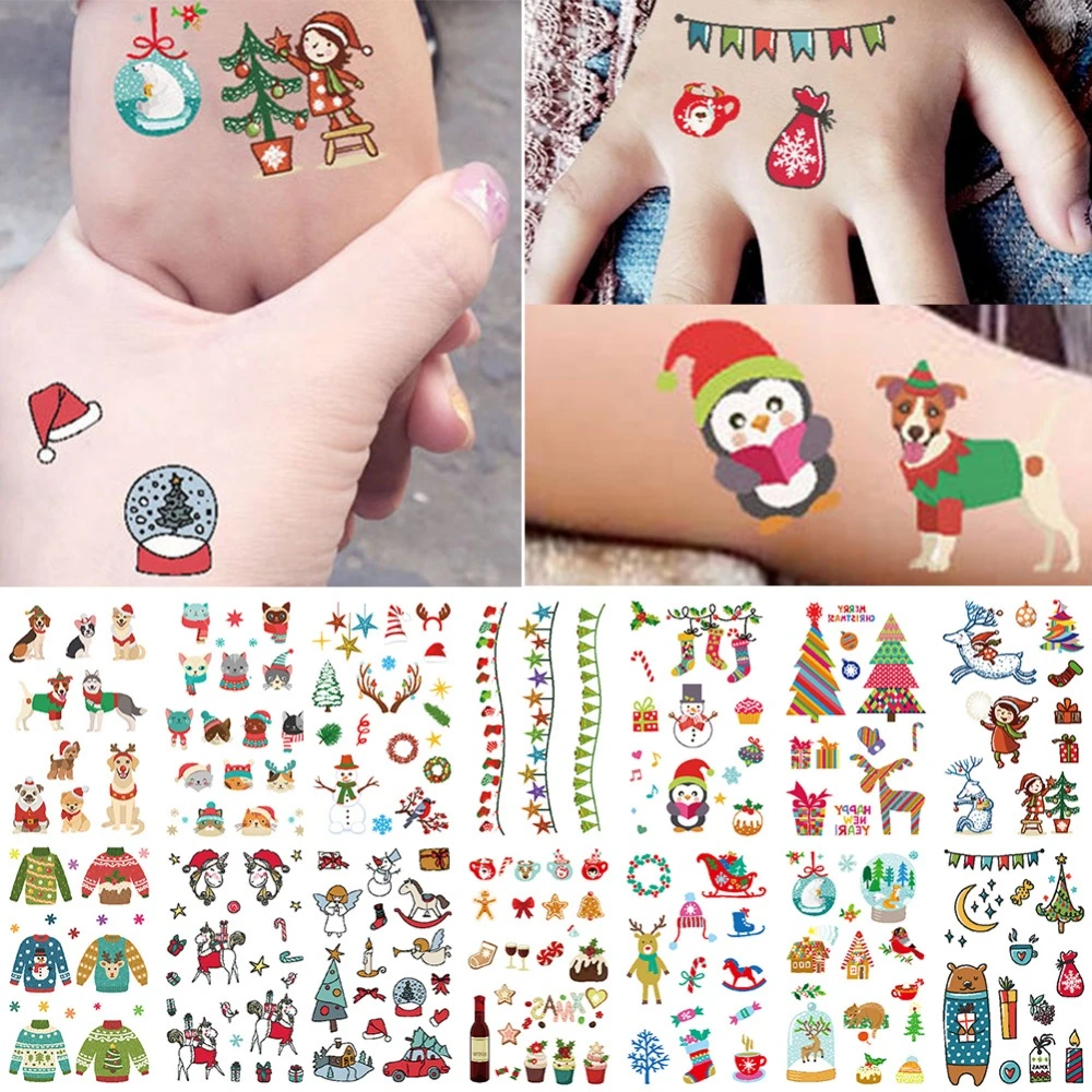 Temporary Tattoos Christmas  Woodland  Forest School  Where The  Wildlings Roam