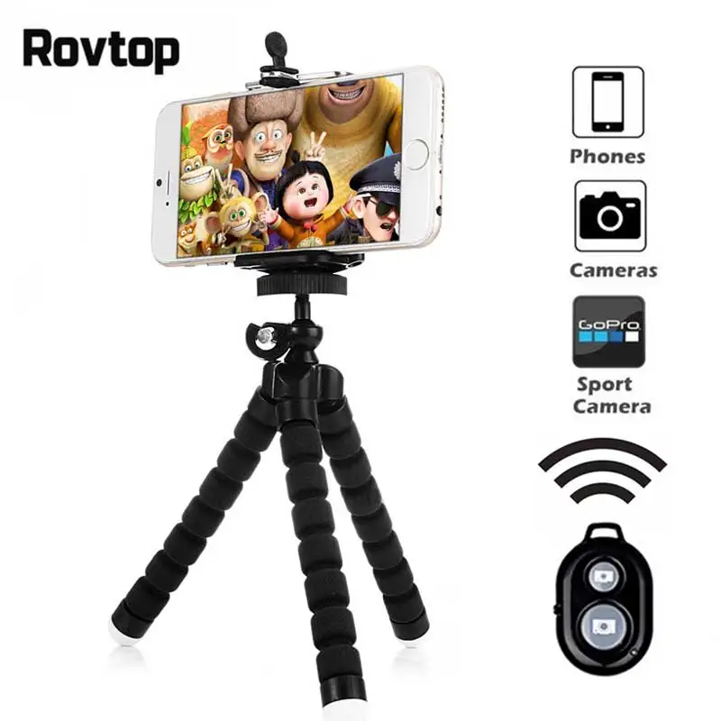Гибкий мини штатив Осьминог с губкой для смартфонов iPhone Xiaomi Huawei камеры Gopro