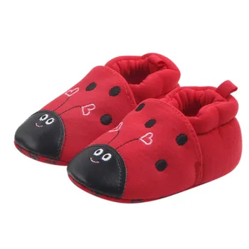 

Knitted Cotton Cloth Baby Lovely Shoes First Walkers Cute Baby Girls Boys Anti-drop Shoes Autumn Winter