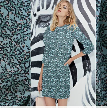 

114 cm wide natural silk fabric meter 16 mm digital inkjet silk crepe de chine fabric printed dress fabric wholesale silk cloth