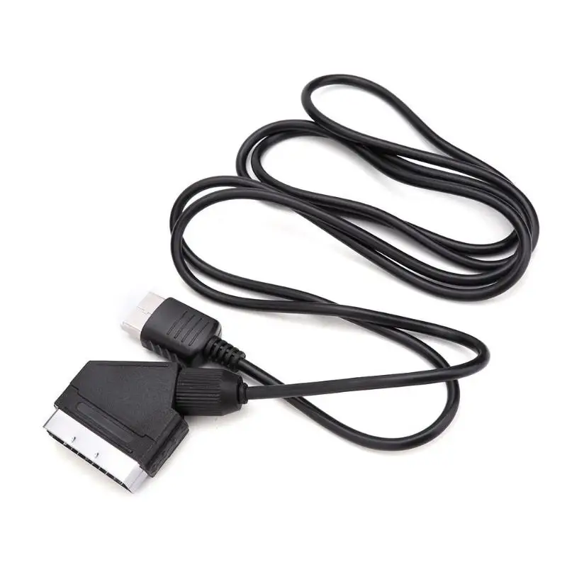 1 8 м Кабель SCART TV AV свинцовый реальный RGB кабель Scart игровой сменный Соединительный