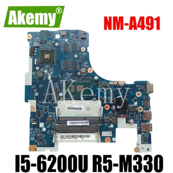 

SAMXINNO NM-A491 Laptop motherboard For Lenovo Ideapad 300-17ISK original mainboard I5-6200U R5-M330