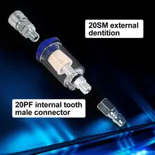 Высокое качество 1/4 ''сепаратор водяного масла встроенный воздушный шланг трубчатый фильтр влагоуловитель для компрессора распылитель краски пистолет сепаратор масла