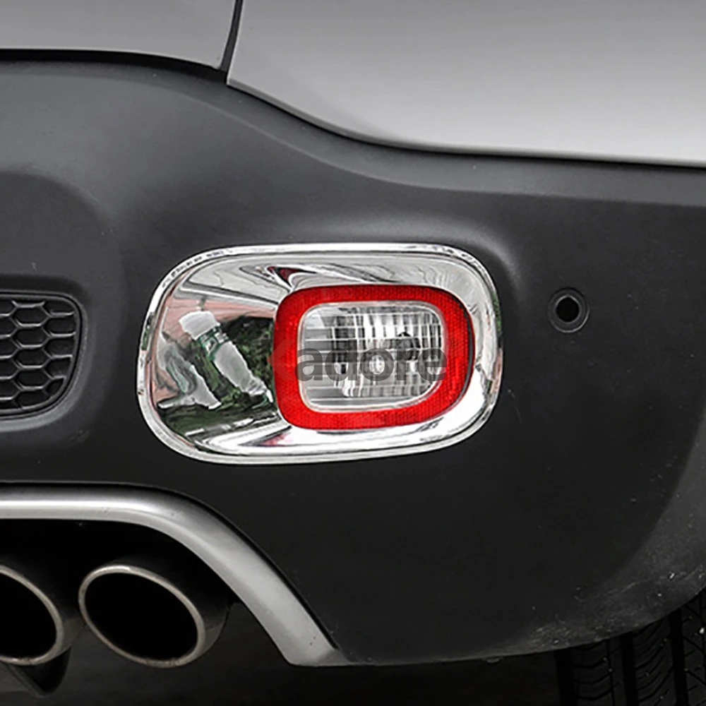 Для Jeep Renegade хром задний фонарь задний противотуманный фонарь Крышка лампы рамка отделка автомобильные аксессуары