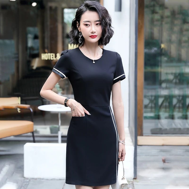 Short sleeve dresses for work Clearance