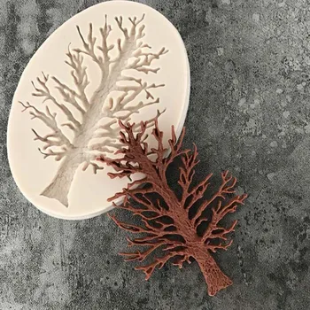

3D Tree Silicone Fondant Mold Cake Decorating Chocolate Sugarcraft Mould Bakeware Tableware Kitchen Cake Tool Baking Accessories