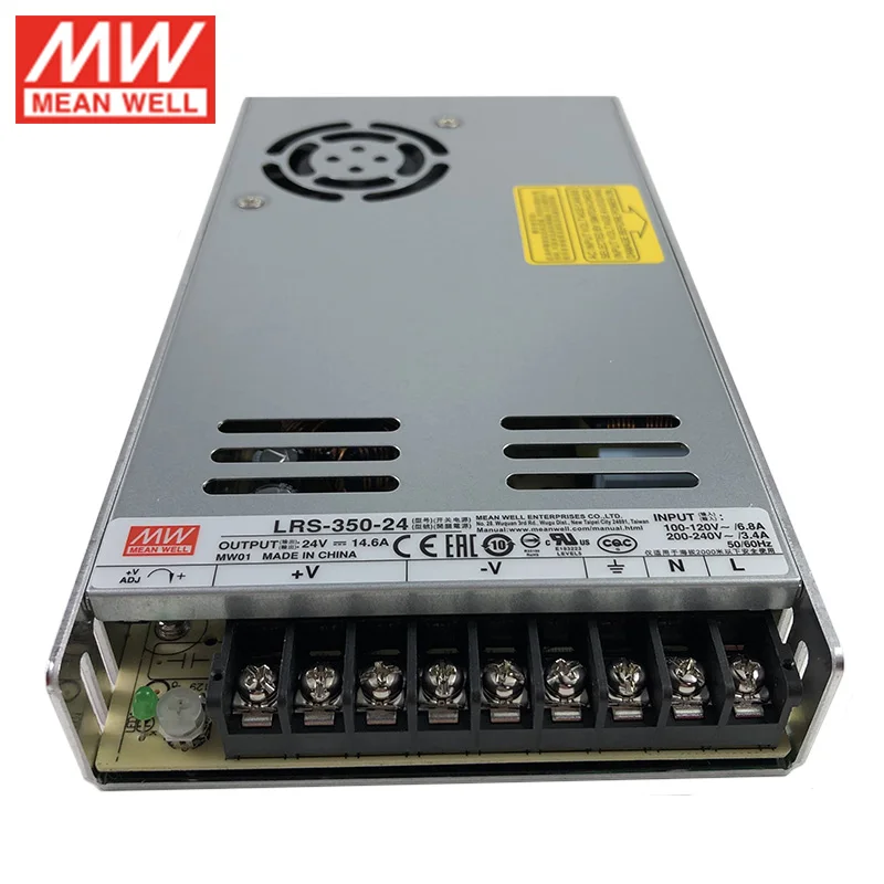 Meanwell LRS-350-24 Voeding 24V / 350W / 14,6A - Bits & Parts Elektronica