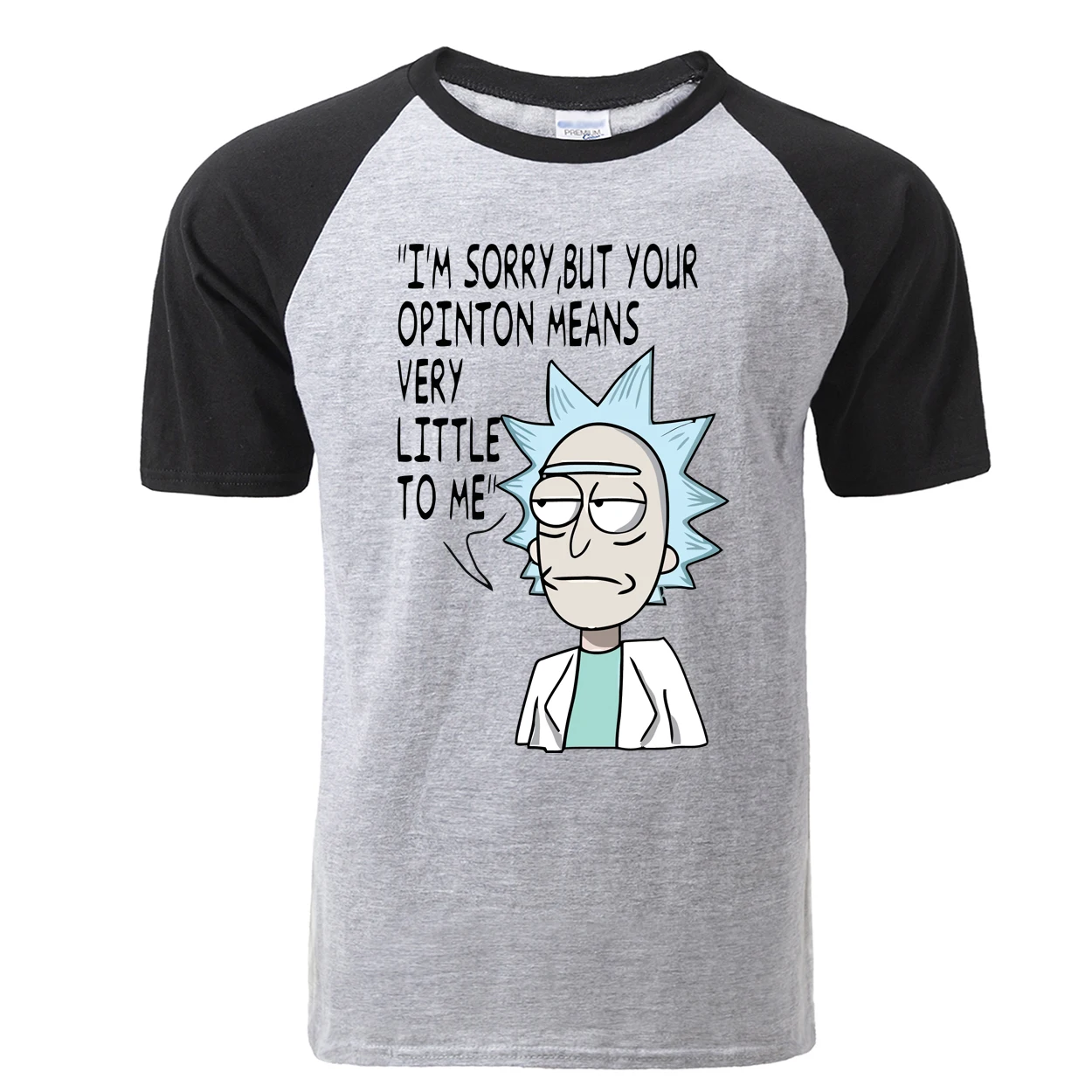 

Funny Rick And Morty Raglan T Shirt Men Fashion Print Tshirts Summer Cotton Short Sleeve Hip Hop Tops Tshirt Harajuku Streetwear