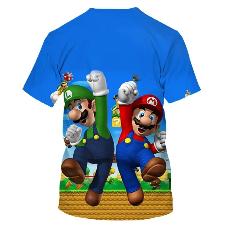 3d принт Super Mario Bros. Одежда с героями мультфильмов; модная футболка с принтом Марио Одиссея; футболки для мужчин и женщин; красивые с коротким рукавом