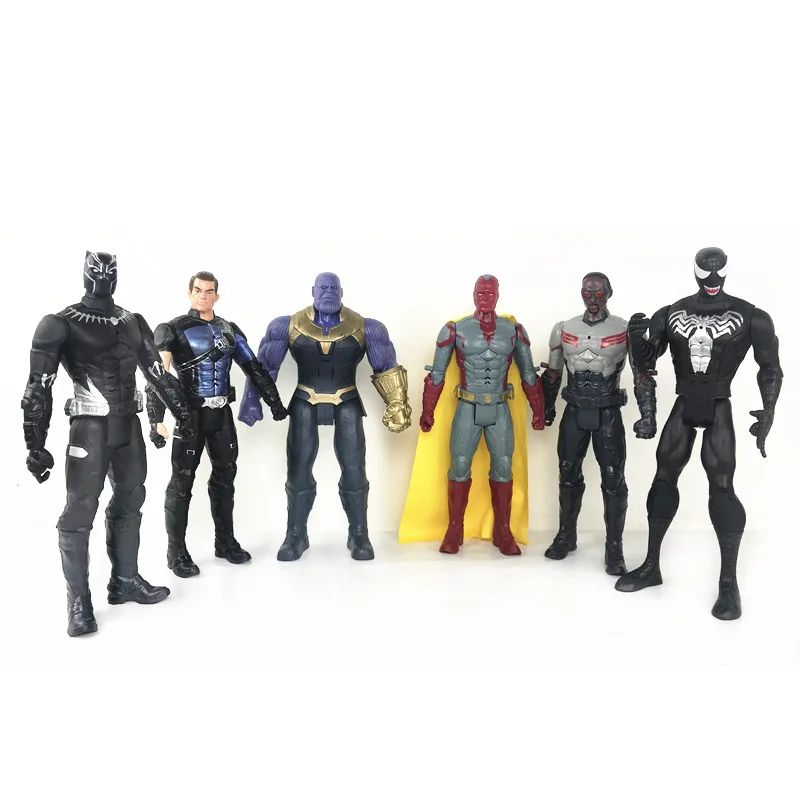 Avengers Series 12 pouces Action Figure Super-héros Modèle Poupée Jouet  avec Lumière Sonore Cadeau