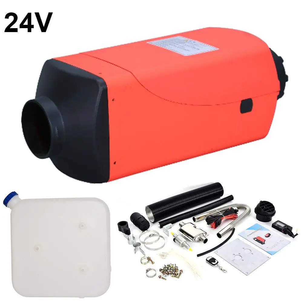 5000W Parking Air Fuel Oil Heating Machine Car Fuel Heater 12V24V LCD Display+10L Fuel Tank+Remote Control For Trucks Buses Boat