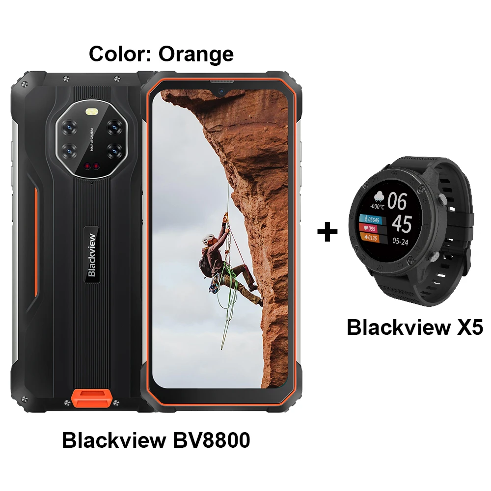 Blackview BV8800 IP68 Waterproof G96 90Hz Smartphone 8380mAh 20MP Night Vision+50MP Rear Camera Mobile Phone 33W Fast Charge laptop 8gb ram 8GB RAM