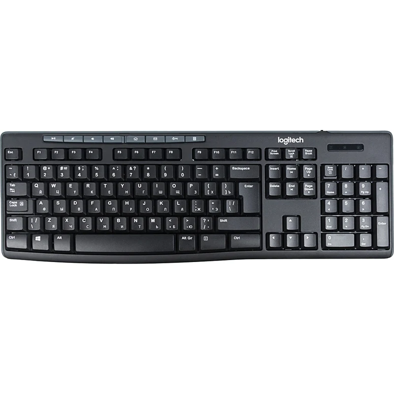 Клавиатура LOGITECH K200, черный