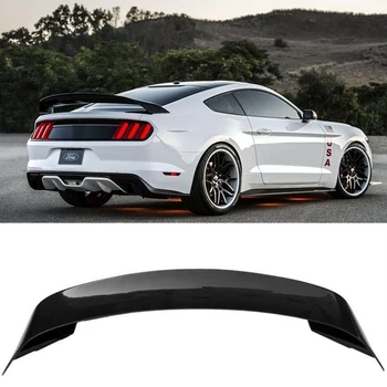 

carbon fiber spoiler Mustang 2015 16 17 18 for Ford Mustang GT style rear wing color spoiler car Trunk tail lip accessories