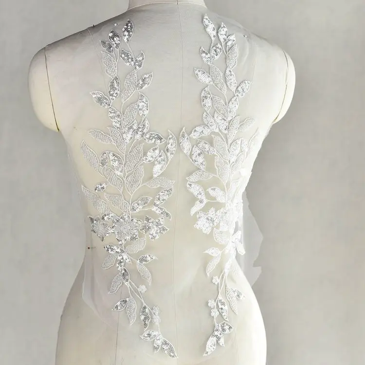 2 шт. аппликация для свадебного платья с вышивкой|Заплатки| |